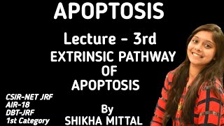 EXTRINSIC PATHWAY OF APOPTOSIS CSIRNET JRF LIFESCIENCE [upl. by Ailina467]