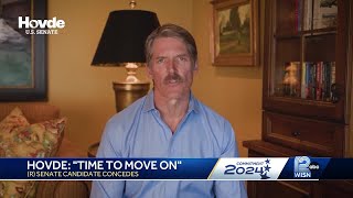 Eric Hovde concedes Wisconsin Senate race to Tammy Baldwin [upl. by Erodasi]