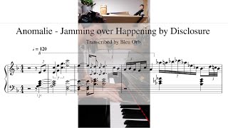 Anomalie  Jamming over Happening by disclosure Transcription [upl. by Lered14]