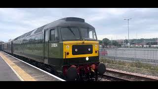 ‘47593 amp 47810’  The Dorset Coast Statemen Rail  07082024  Weymouth [upl. by Darrow]