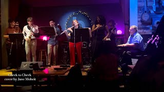 Cheek to Cheek coverSUNY oneonta Jazz Octet at BSide ft Malika Wolfevocalist [upl. by Nicolle]