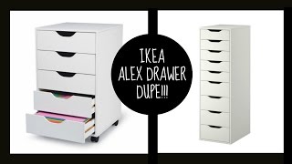 DUPE  Ikea Alex Drawers [upl. by Enawd]