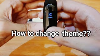 How to change m3 smart band theme  wallpaper  M3 smart band  M3 smart watch  Mi band [upl. by Jacquelyn676]