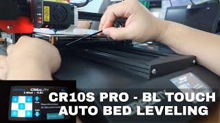 CR10S PRO  BLTOUCH BED LEVELING Auto bed leveling and z offset Beginners guide to bed leveling [upl. by Fonseca769]