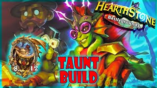 TAUNT BUILD  Hearthstone Battlegrounds  Snake Eyes [upl. by Volin896]