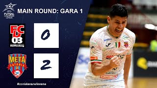 Differdange VS Meta Catania 02 Highlights UEFA Futsal Champions LeagueMain Round Gara 1 [upl. by Andromeda]