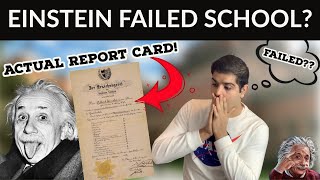 Did Einstein Actually Fail In School Looking at Albert Einsteins Report Card  Deep Dives [upl. by Nirrol456]