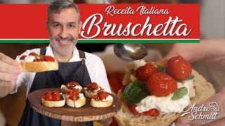 COMO FAZER BRUSCHETTA ITALIANA COM TOMATE MANJERICÃO E MUSSARELA DE BÚFALA [upl. by Annehs]