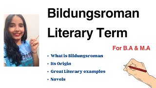 BILDUNGSROMAN Novel  Literary Term  Easy Explanation in Hindi  itslearningoutcome [upl. by Krauss950]