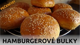 Domácí hamburgerové bulky housky  videorecept [upl. by Greenwell475]