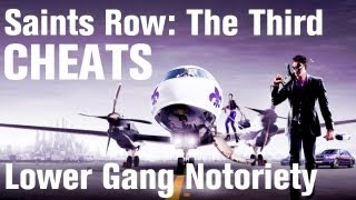 Saints Row 3 Cheats No Gang Notoriety [upl. by Homer]