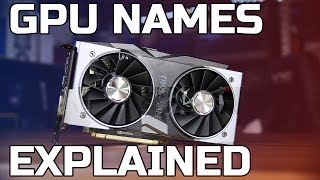 GPU Names Explained  RTX GTX RX [upl. by Alokin]