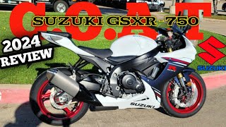 2024 Suzuki GSXR750 Ride and Review review suzuki gsxr [upl. by Felty935]