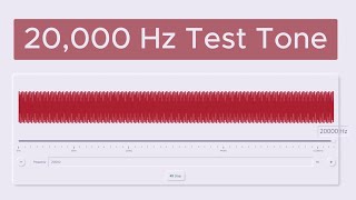 20000 Hz Test Tone  20 kHz sound [upl. by Rooney]