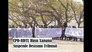 CPDRDTL Husu PM Xanana Suspende Desizaun Tribunal Ba Kazu Rai Aimeti Laran [upl. by Wie756]