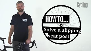 How to fix a slipping seat post [upl. by Aslehc]