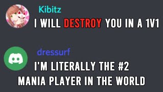 I Challenged the 1 Mania Player In The WorldIt Was a Mistake [upl. by Nonohcle]