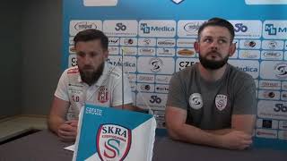 Konferencja prasowa  Skra Czestochowa  Resovia Rzeszów 200419 [upl. by Kcirtemed776]