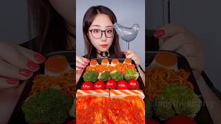 spaghetti 🍝  mukbang japanese 🤫 shorts asmr [upl. by Karlis]