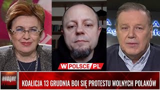 KOALICJA 13 GRUDNIA BOI SIĘ PROTESTU WOLNYCH POLAKÓW [upl. by Yekim155]