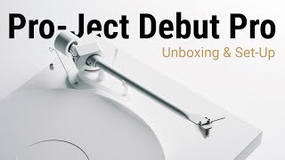 ProJect Debut Pro Unboxing amp SetUp  Plattenspieler richtig einstellen [upl. by Sabba319]