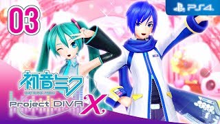 Project Diva X HD 【PS4】 03 │ No Commentary Gameplay Playthrough [upl. by Maurer919]