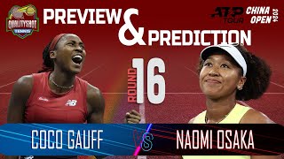 🎾Osaka vs Gauff Preview amp Prediction  WTA China Open 2024 [upl. by Enyamart165]