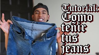 Tutorial COMO TEÑIR UNOS JEANS  Mosh Moshan [upl. by Caiaphas]