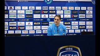 Conférence de presse avant Guingamp vs ESTAC  J27 de Ligue 2 BKT 🎥 [upl. by Rois752]