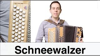 Schneewalzer  Lernvideo  GCFB  QuetschnAcademy  Steirische Harmonika [upl. by Aicargatla]