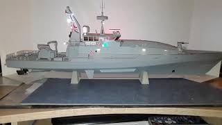 Armidale Class Patrolboat 3D Druck RCEinbau [upl. by Etnaik821]