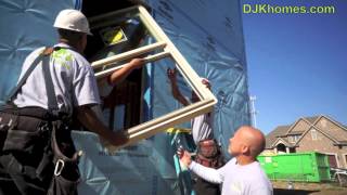 Pella Window Installation On New DJK Home [upl. by Jacobba]