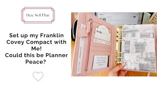 Franklin Covey Compact Set Up Could this be Planner Peace [upl. by Particia]