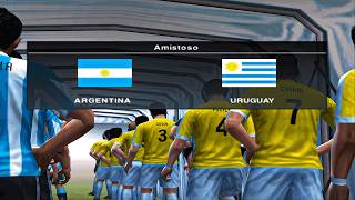 Argentina VS Uruguay  Pro Evolution Soccer 2011 PES 2K60FPS PS2 Gameplay [upl. by Danila]