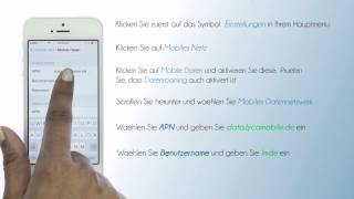 Lycamobile Deutschland  Mobiles Internet Einstellungen für iPhone [upl. by Willett465]