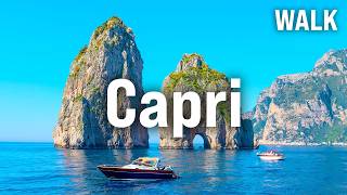 CAPRI Walking Tour 2024  Italy Immersive Video with Captions 4K60fps [upl. by Annah]