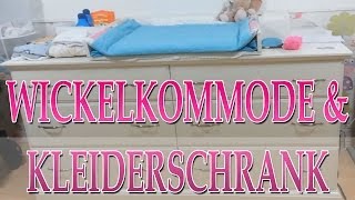 Kinderzimmer  Wickelkommode und Kleiderschrank [upl. by Macur]