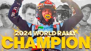 Thierry Neuville World Rally Champion 2024  Tänak Crash Rally Japan  Best of Thierry Neuville 🇧🇪 [upl. by Adler151]