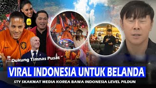 DUKUNGAN INDONESIA KE BELANDA VIRAL  STY Skakmat Media Korea Saat Bawa Timnas Ke Level Piala Dunia [upl. by Terhune842]