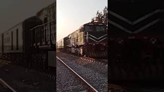 6DN GREEN LINE ARRIVAL AT CHAKLAL train expresstrain [upl. by Knepper]