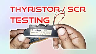 𝙏𝙝𝙮𝙧𝙞𝙨𝙩𝙤𝙧 𝙤𝙧 𝙎𝘾𝙍 𝙏𝙚𝙨𝙩𝙞𝙣𝙜 𝙋𝙧𝙤𝙘𝙚𝙙𝙪𝙧𝙚  Procedure to Test the Thyristor with the help of Multimeter [upl. by Gustave]