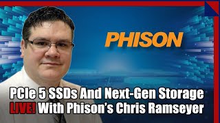 Exploring PCIe 5 SSDs And NextGen Storage With Phison [upl. by Sallie]