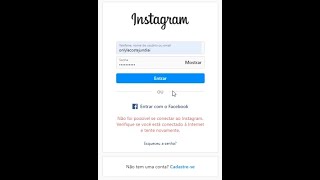 Instagram Sua Conta Foi Suspensa [upl. by Oigufer]