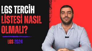 LGS Tercihlerinizi Nasıl Yapmalısınız  LGS 2024 [upl. by Sackville538]