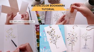 EASY AND SIMPLE WATERCOLOR BOTANICAL TUTORIAL [upl. by Eardnoed451]