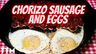 How to Cook Chorizo Sausage and Eggs in the Air Fryer Toaster Oven [upl. by Maurreen]