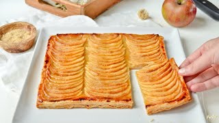 Recette Tarte fine aux pommes [upl. by Eignav]