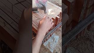 the process of gluing wooden planks shorts fyp virals trending carpenter woodworking [upl. by Adler]