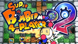 THE BIGGEST BOMBERMAN YET  Super Bomberman R2 4 Player Gameplay [upl. by Avevoneg144]