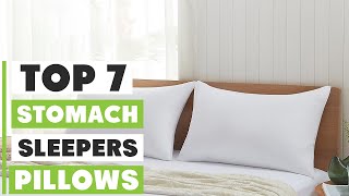 Top 7 Pillows for Stomach Sleepers Expert Picks [upl. by Lorne]